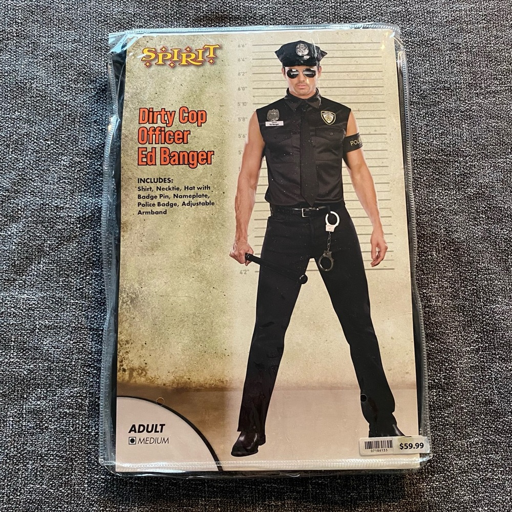 Spirit Halloween Police Officer Costume Ed Banger
